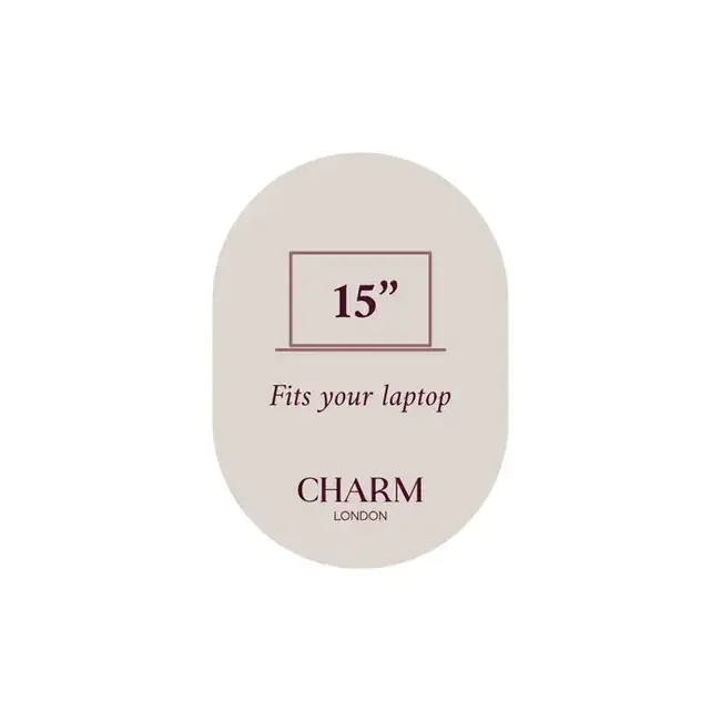 Charm CHARM LONDON - THE HAMPTONS LAPTOPTAS 15,6 inch -LIGHTBLUE