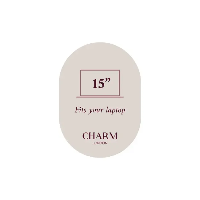 Charm CHARM LONDON - THE HAMPTONS LAPTOPTAS 15,6 inch - BEIGE