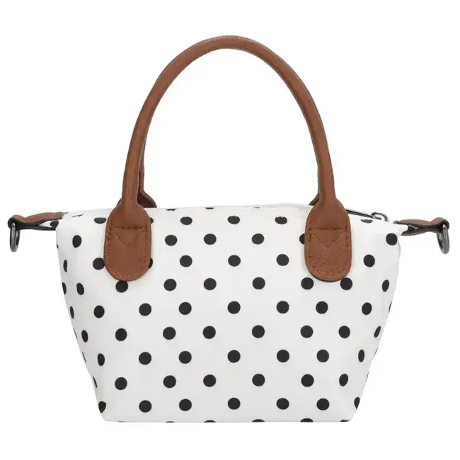 Charm CHARM LONDON - BUCKINGHAM HANDTAS - STIPPEN ZWART/WIT