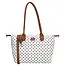 Charm CHARM LONDON - BUCKINGHAM SHOPPER STIPPEN - ZWART/WIT