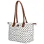 Charm CHARM LONDON - BUCKINGHAM SHOPPER STIPPEN - ZWART/WIT