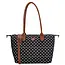 Charm CHARM LONDON - BUCKINGHAM SHOPPER STIPPEN - WIT/ZWART