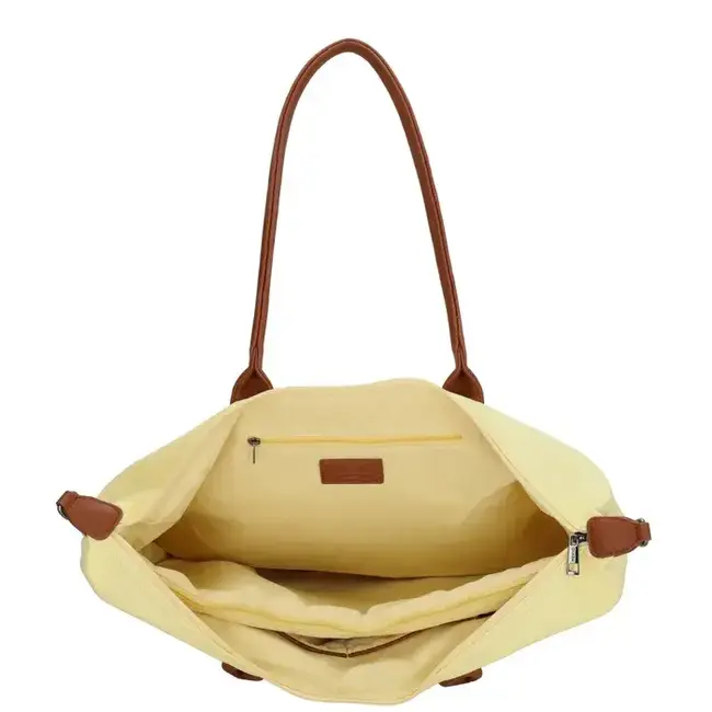 Charm CHARM LONDON - BUCKINGHAM LAPTOPTAS 15,6 inch - ZACHT GEEL