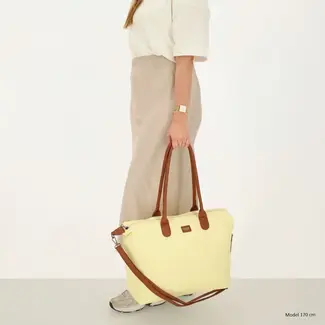 Charm CHARM LONDON - BUCKINGHAM LAPTOPTAS 15,6 inch - ZACHT GEEL