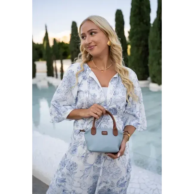 Charm CHARM LONDON - BUCKINGHAM PALACE HANDTAS - LICHTBLAUW