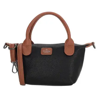 Charm CHARM LONDON - BUCKINGHAM PALACE HANDTAS - ZWART/COGNAC