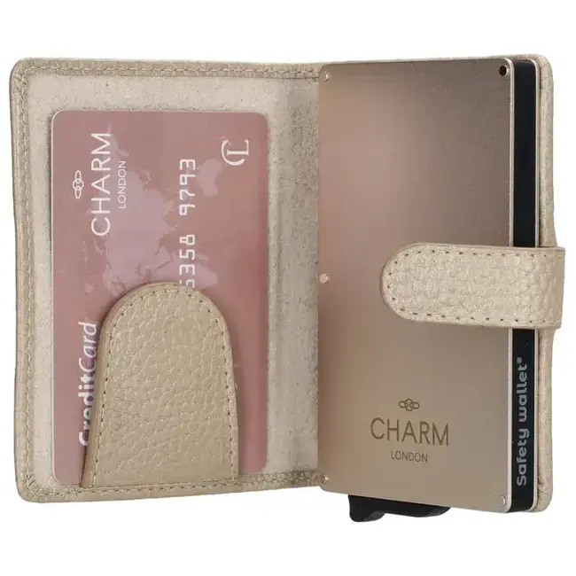 Charm CHARM LONDON - WASHINGTON CREDITCARD ETUI - CHAMPPAGNE