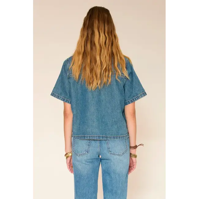 MKT MKT - CELITA TOKYO BLOUSE - DENIM