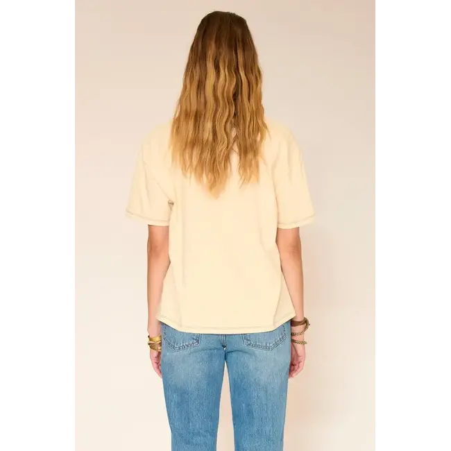 MKT MKT STUDIO - T-SHIRT TIALI  - NATURAL