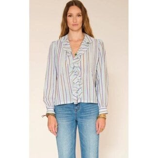 MKT MKT STUDIO - COUVY BLOUSE & CHEMISE - AQUA