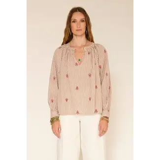 MKT MKT STUDIO - CABALA BLOUSE & CHEMISE - NATURAL