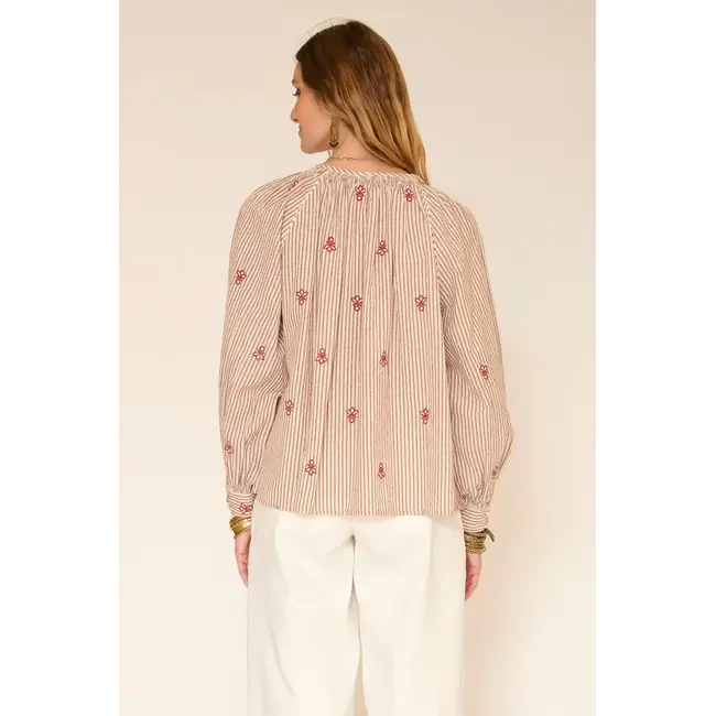 MKT MKT STUDIO - CABALA BLOUSE & CHEMISE - NATURAL