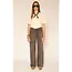 MKT MKT STUDIO - THE JAGGER LEOPARD PRINT JEAN - CHOCO