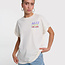 Alix The Label ALIX THE LABEL - LADIES KNITTED ALIX CLUB T-SHIRT - CREAM