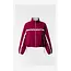 Colourful Rebel COLOURFUL REBEL - ROMY CROCHET REVERSIBLE SPORT JACKET - MERLOT RED