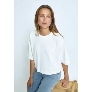 Minus MINUS - MSGAMMA CROPPED SHIRT - CLOUD DANCER