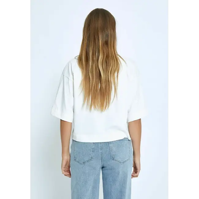 Minus MINUS - MSGAMMA CROPPED SHIRT - CLOUD DANCER