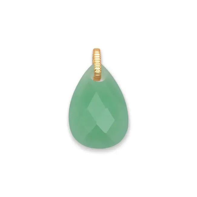 Melano MELANO - KOSMIC PENDANT GLASS DROPLET - GOLD