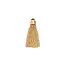 Melano MELANO - TWISTED FRINGE PENDANT - GOLD