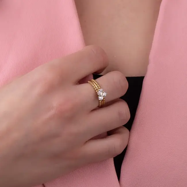 Melano MELANO - TWISTED TOYA RING - GOLD