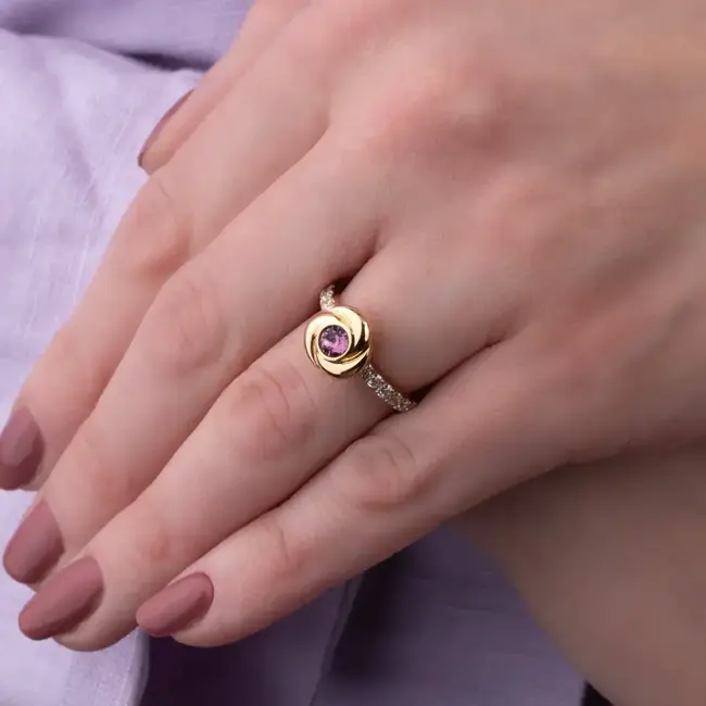 Melano VIVID ROSETTE STEENTJE - GOLD