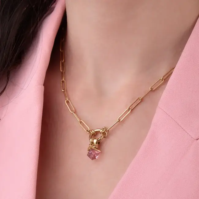 Melano MELANO - FRIENDS PAPERCLIP KETTING - GOLD