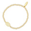 Fushi FUSHI - ARMBAND HALFEDELSTEEN BUTTERYELLOW JADE EN 4MM GOUD
