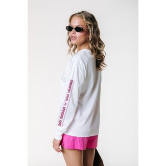 Colourful Rebel COLOURFUL REBEL - SUMMER ESTATE LONGSLEEVE TEE - STANDARD WHITE