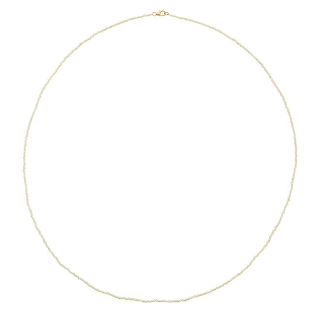 Anna + Nina ANNA + NINA - PERIDOT GEMSTONE NECKLACE - 70CM