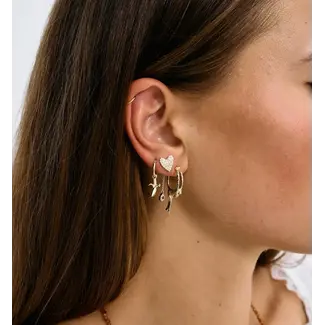 Anna + Nina ANNA + NINA - SINGLE DOLCE CHAIN STUD