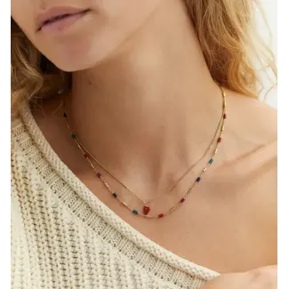 Anna + Nina ANNA + NINA - HEART BEAT NECKLACE