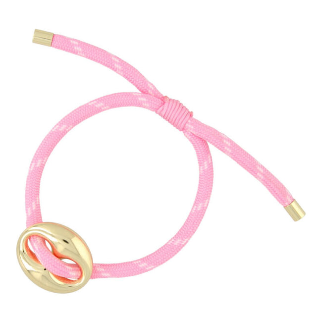 Fushi FUSHI - ARMBAND GEKLEURD TOUW BOON GOUD -