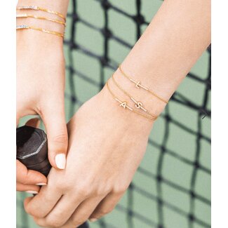 Vedder & Vedder VEDDER & VEDDER - TENNIS LETTER BRACELET