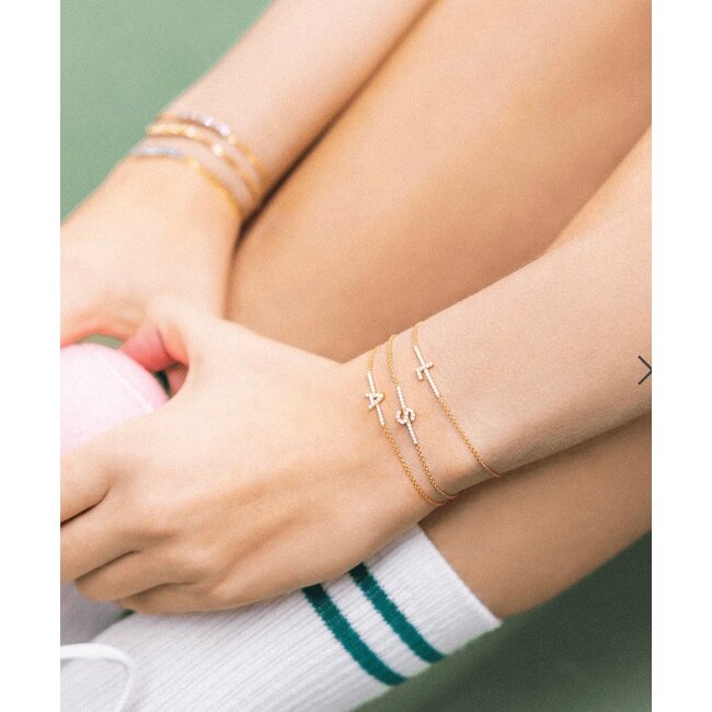 Vedder & Vedder VEDDER & VEDDER - TENNIS LETTER BRACELET