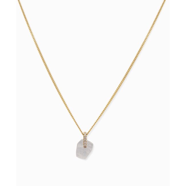 Vedder & Vedder VEDDER & VEDDER - POWER OF GEMSTONE KETTING - GOUD