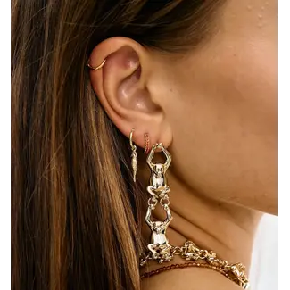 Anna + Nina ANNA + NINA - SINGLE ISOLA BIRD RING EARRING