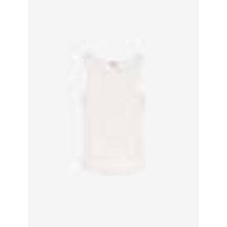 Catwalk Junkie CATWALK JUNKIE - VNECK RIB SINGLET - OFF WHITE