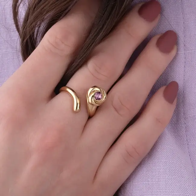 Melano MELANO - VIVID VEDA RING - GOUD