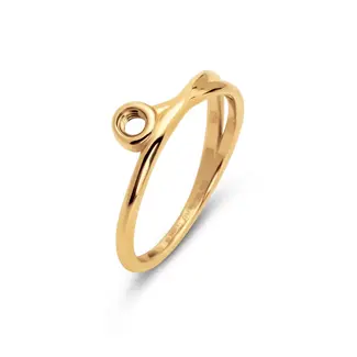 Melano MELANO - TWISTED THORA RING - GOUD