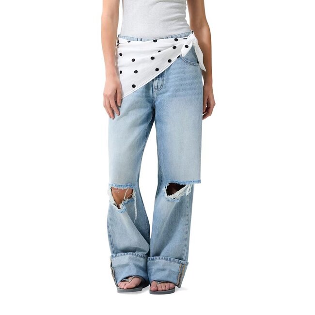 Catwalk Junkie CATWALK JUNKIE - DOTTED SCARF - OFF WHITE