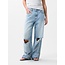 Catwalk Junkie CATWALK JUNKIE - SUPER LOOSE FIT JEANS DAMAGED - BLUE