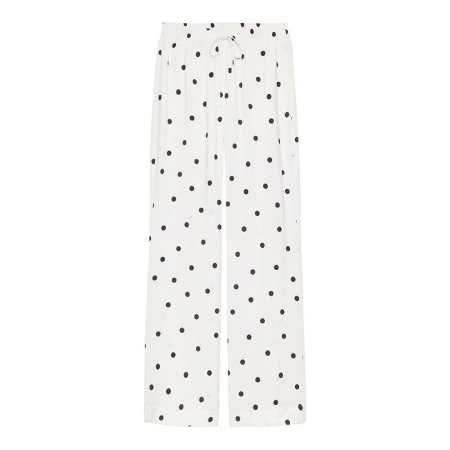 Catwalk Junkie CATWALK JUNKIE - DOTTED PULL ON TROUSERS - OFF WHITE