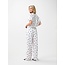 Catwalk Junkie CATWALK JUNKIE - DOTTED PULL ON TROUSERS - OFF WHITE