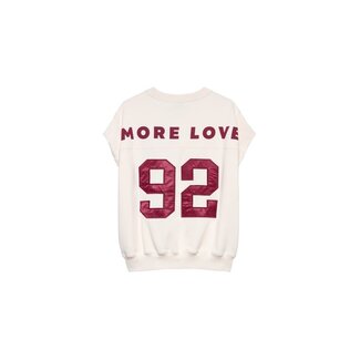 Catwalk Junkie CATWALK JUNKIE - SLEEVELESS GRAPHIC SWEATER - EGRET