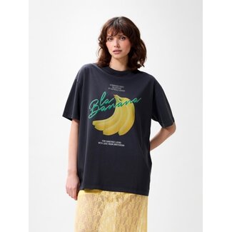 Catwalk Junkie CATWALK JUNKIE - OVERSIZED GRAPHIC TSHIRT - DARK GREY