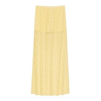 Catwalk Junkie CATWALK JUNKIE - LACE SKIRT - MELLOW YELLOW