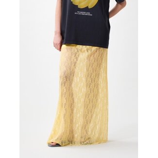 Catwalk Junkie CATWALK JUNKIE - LACE SKIRT - MELLOW YELLOW