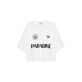 Catwalk Junkie CATWALK JUNKIE - FOOTBALL GRAPHIC JERSEY - OFF WHITE
