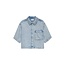 Catwalk Junkie CATWALK JUNKIE - SHORT SLEEVE DENIM BLOUSE - LIGHT BLUE
