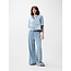 Catwalk Junkie CATWALK JUNKIE - SHORT SLEEVE DENIM BLOUSE - LIGHT BLUE